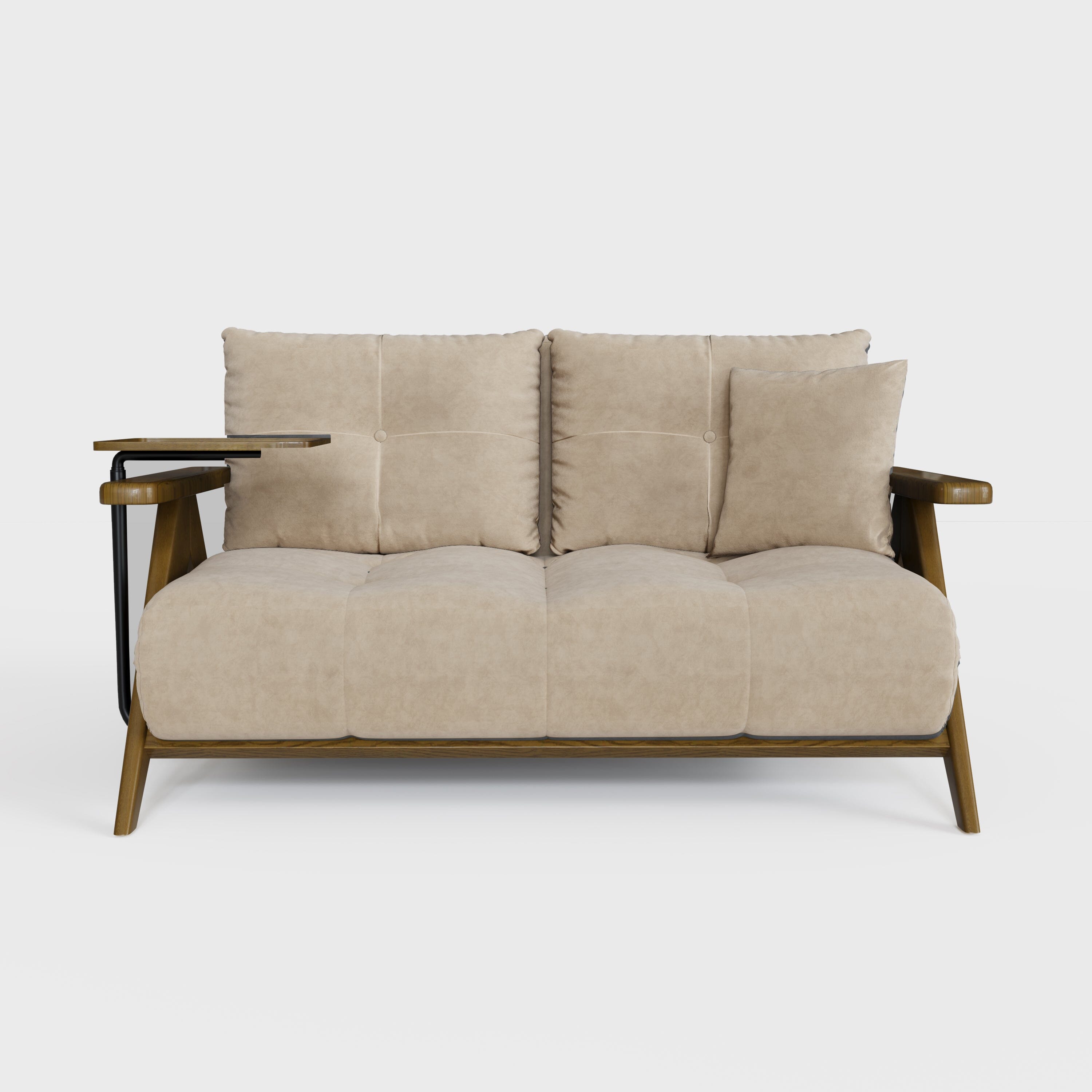 Cottonfy Foldable Matte Fabric Solid Wood 3 Mode Sofa Bed Cottonfy UK 