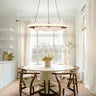 Lightsin Modern Ceiling Pendant Light with Aluminum and Acrylic Design Lightsin UK Single Ring 