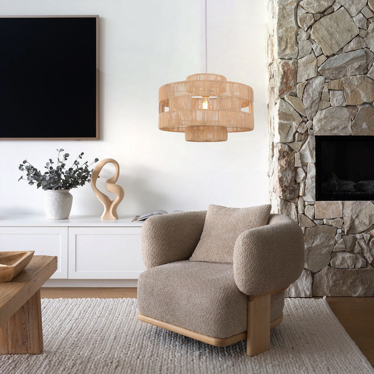 Lightsin Handcrafted Rattan Pendant Lamp for a Warm Touch Lightsin UK 