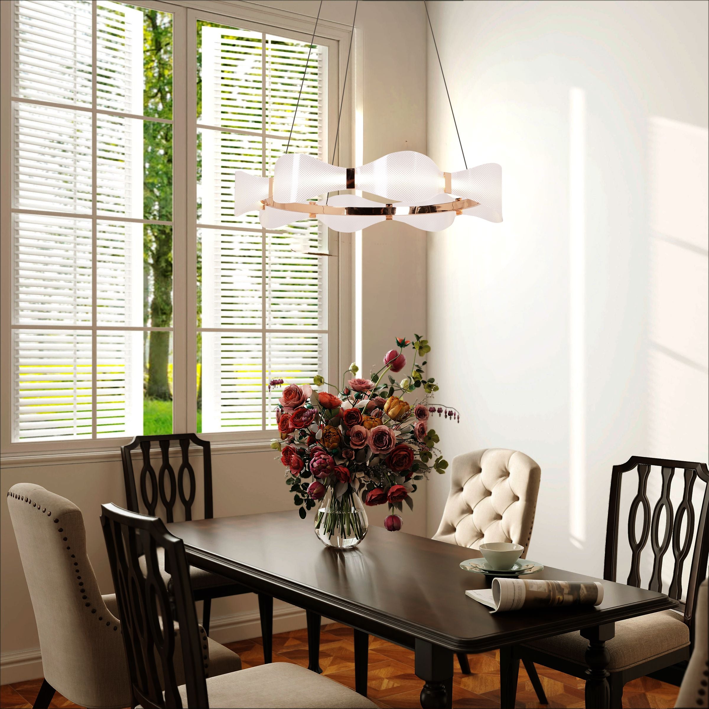 Lightsin Modern Minimalist Acrylic Ring Pendant Light Lightsin UK 
