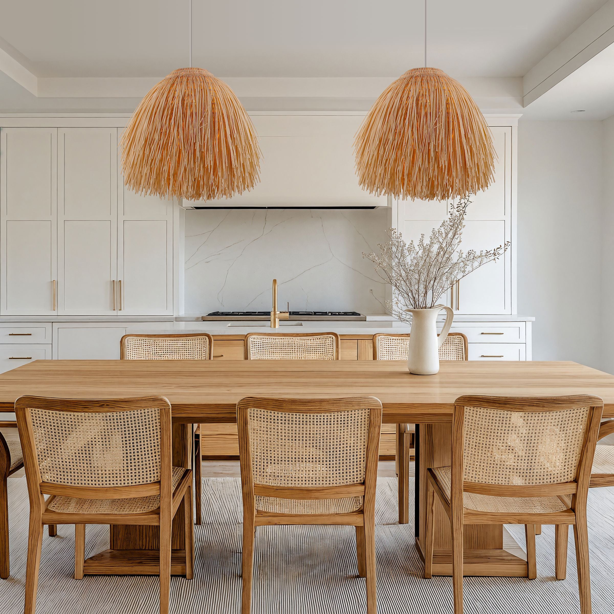 Lightsin Japanese Scarecrow Rattan Pendant Light Lightsin UK 