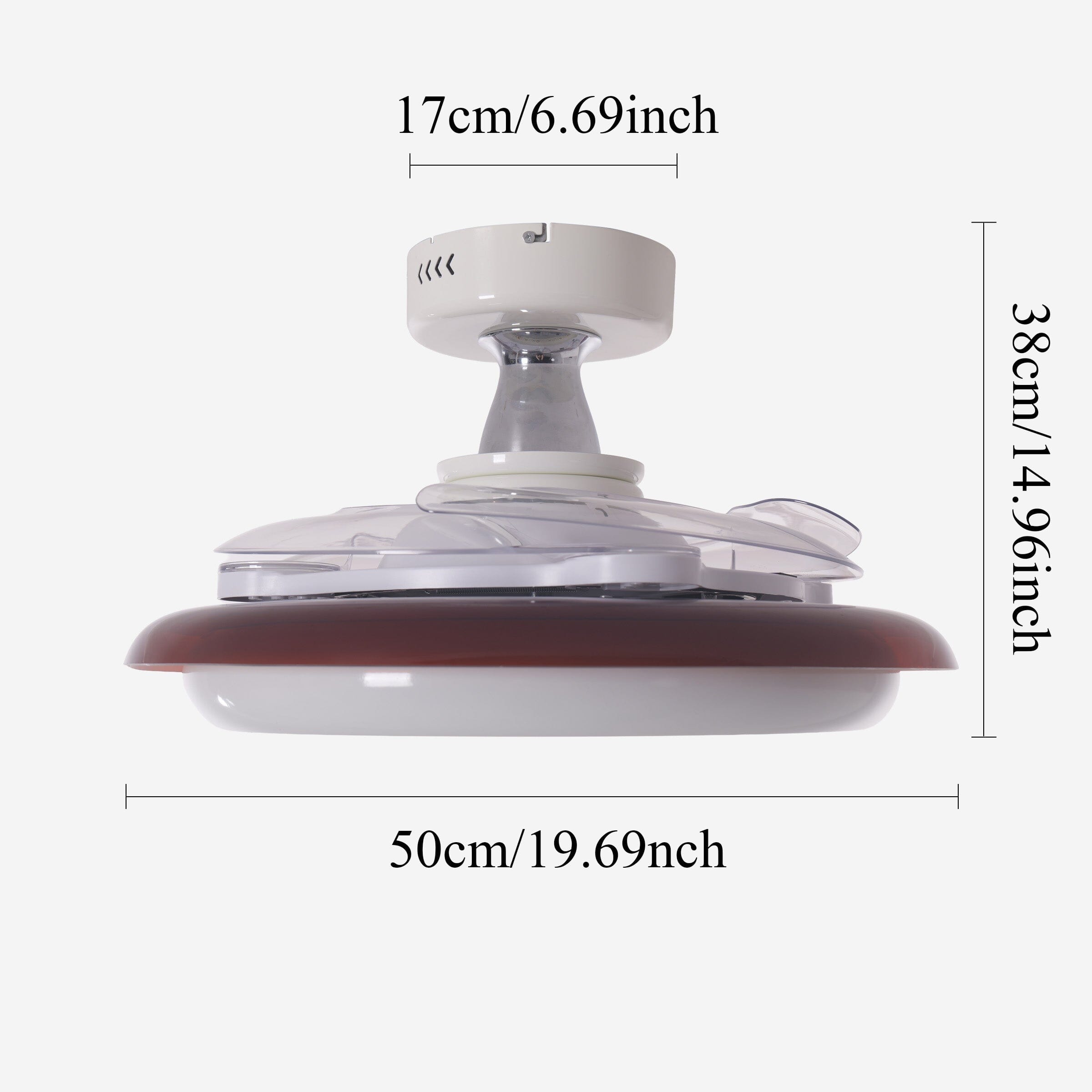 Reversible LED Ceiling Fan Light with Remote Lightsin UK 