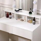 145cm H Makeup Dressing Table with Lighted Mirror Dressing Tables Living and Home 