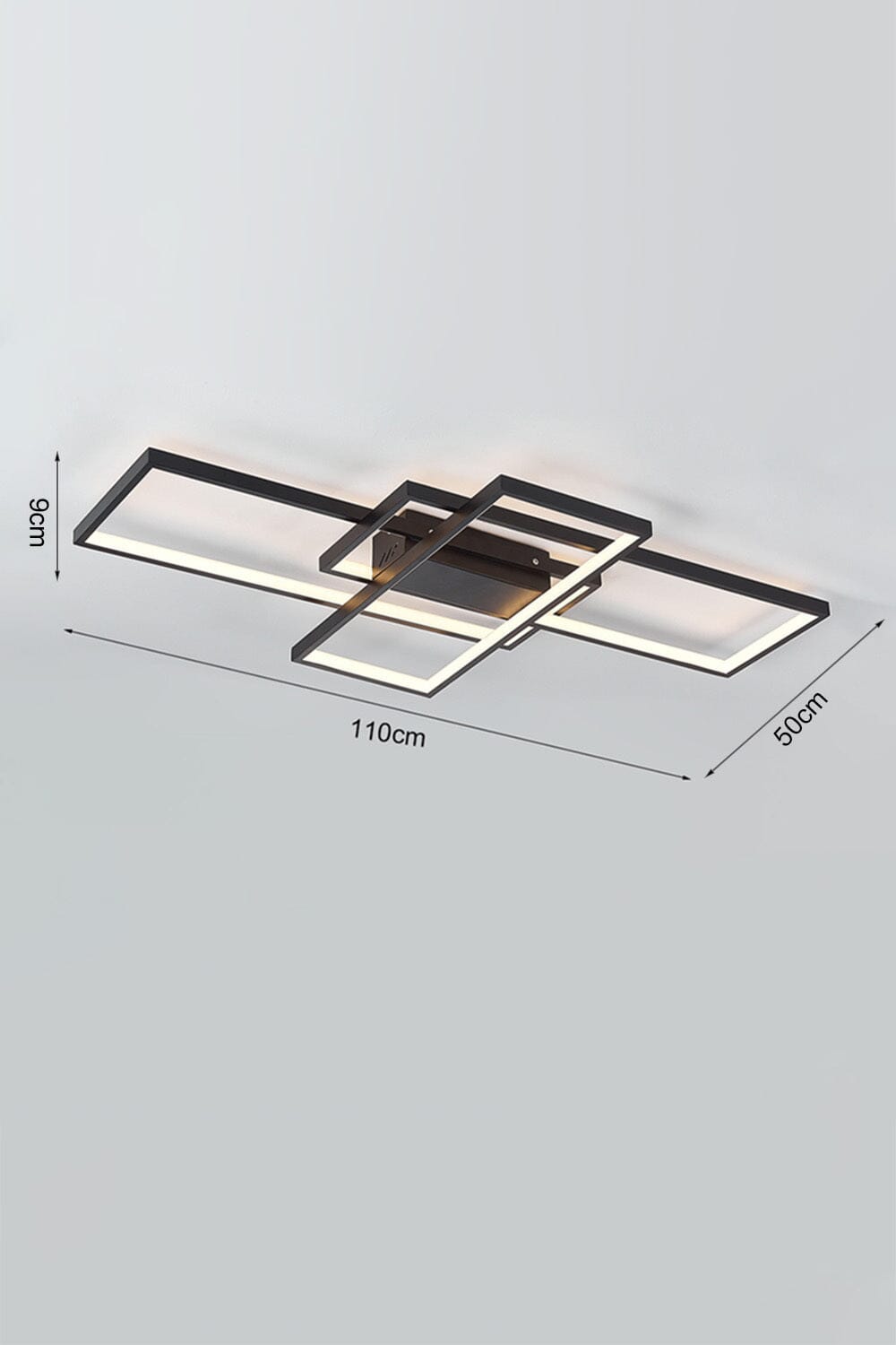 3 rectangle on sale ceiling light