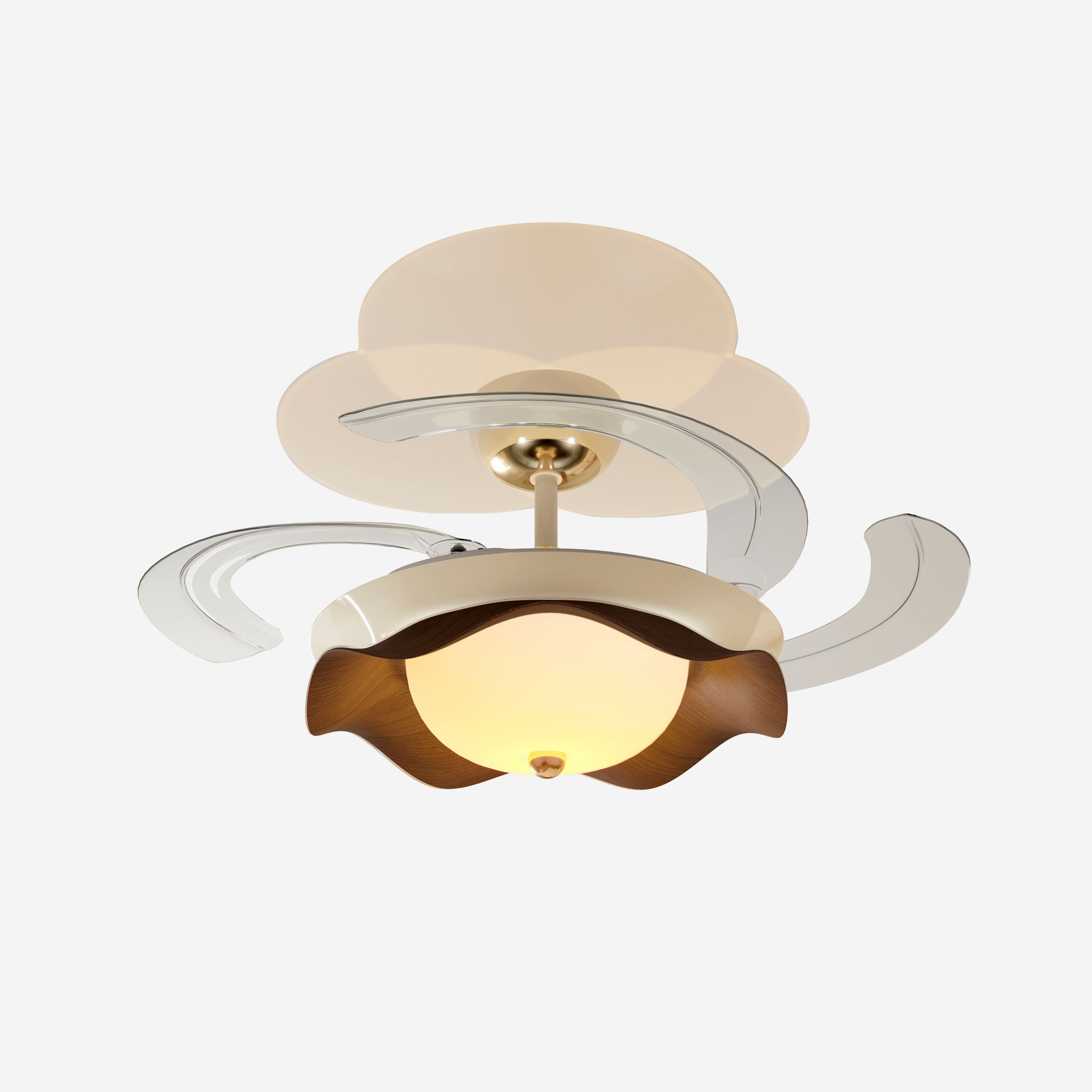 42 Inch Reversible LED Ceiling Fan Light with Remote Lightsin UK 