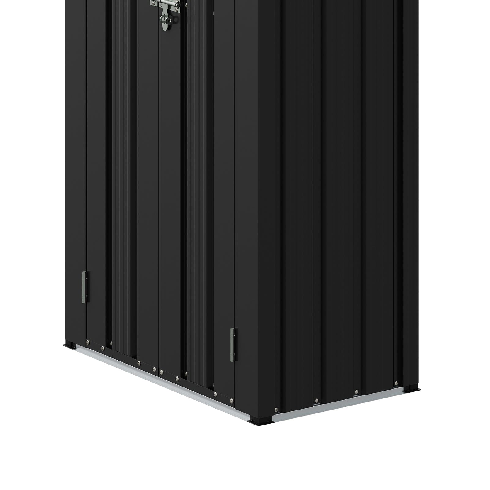 1.5*2.5ft Flat Roof Charcoal Black Tool Cabinet Living and Home 