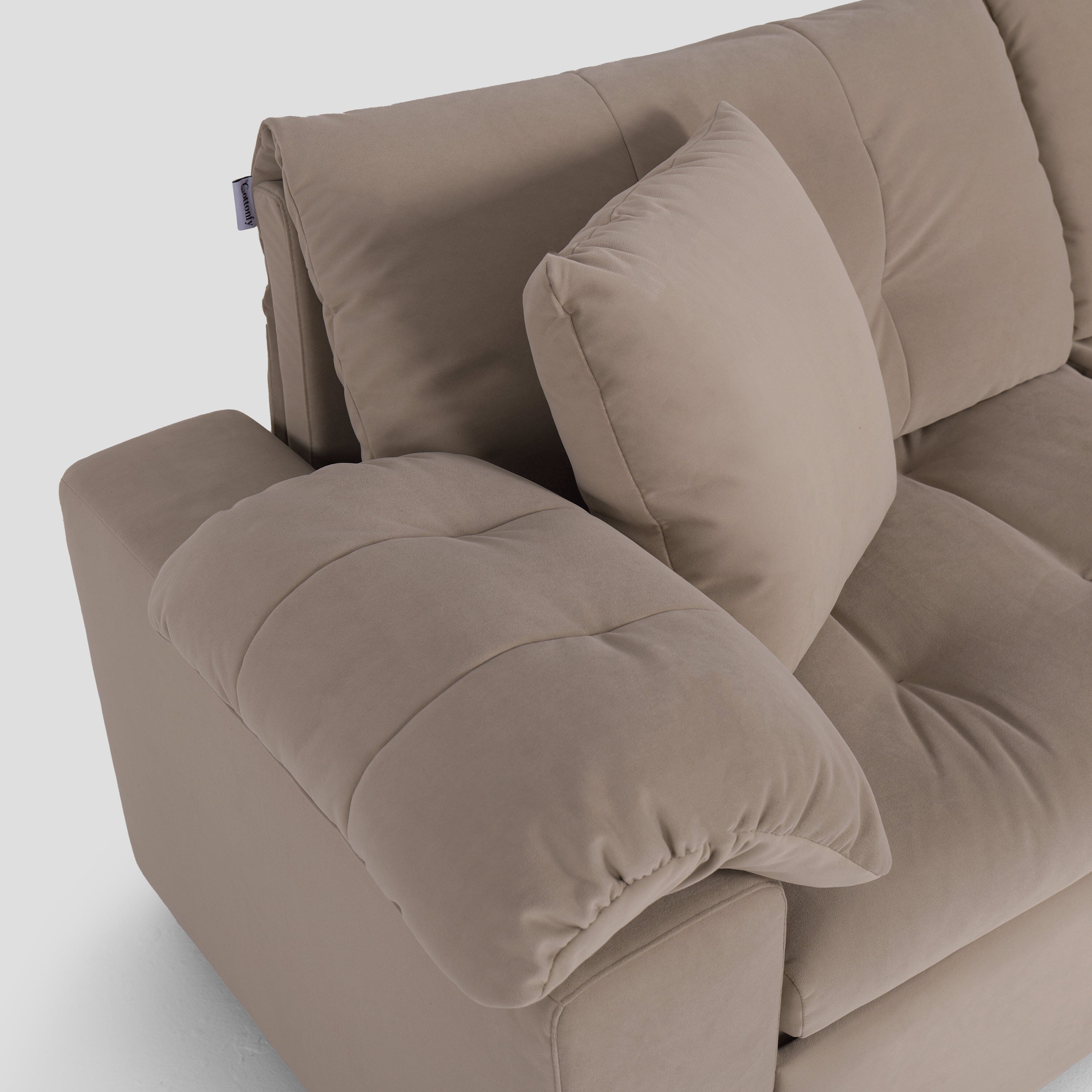 Cottonfy Multifunctional Sleeper Pull Out 2 Seater Sofa Bed with Storage Space Cottonfy UK 