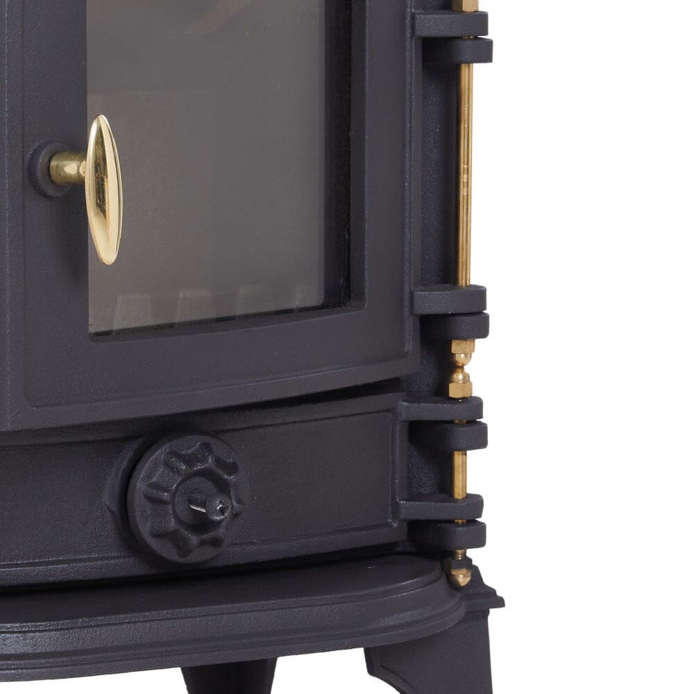 Victorian Cast Iron Fireplace – Vintage Wood Burning Fireplace with Insert & Surround Living and Home 