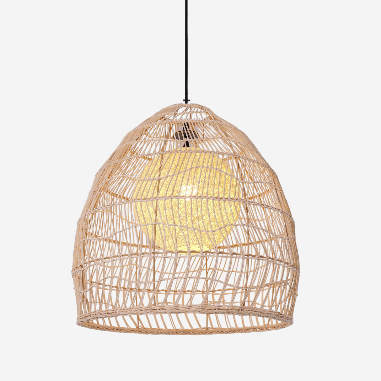 Lightsin Rattan Art Pendant Light Hanging Decor Rustic Style(Version A) Lightsin UK 
