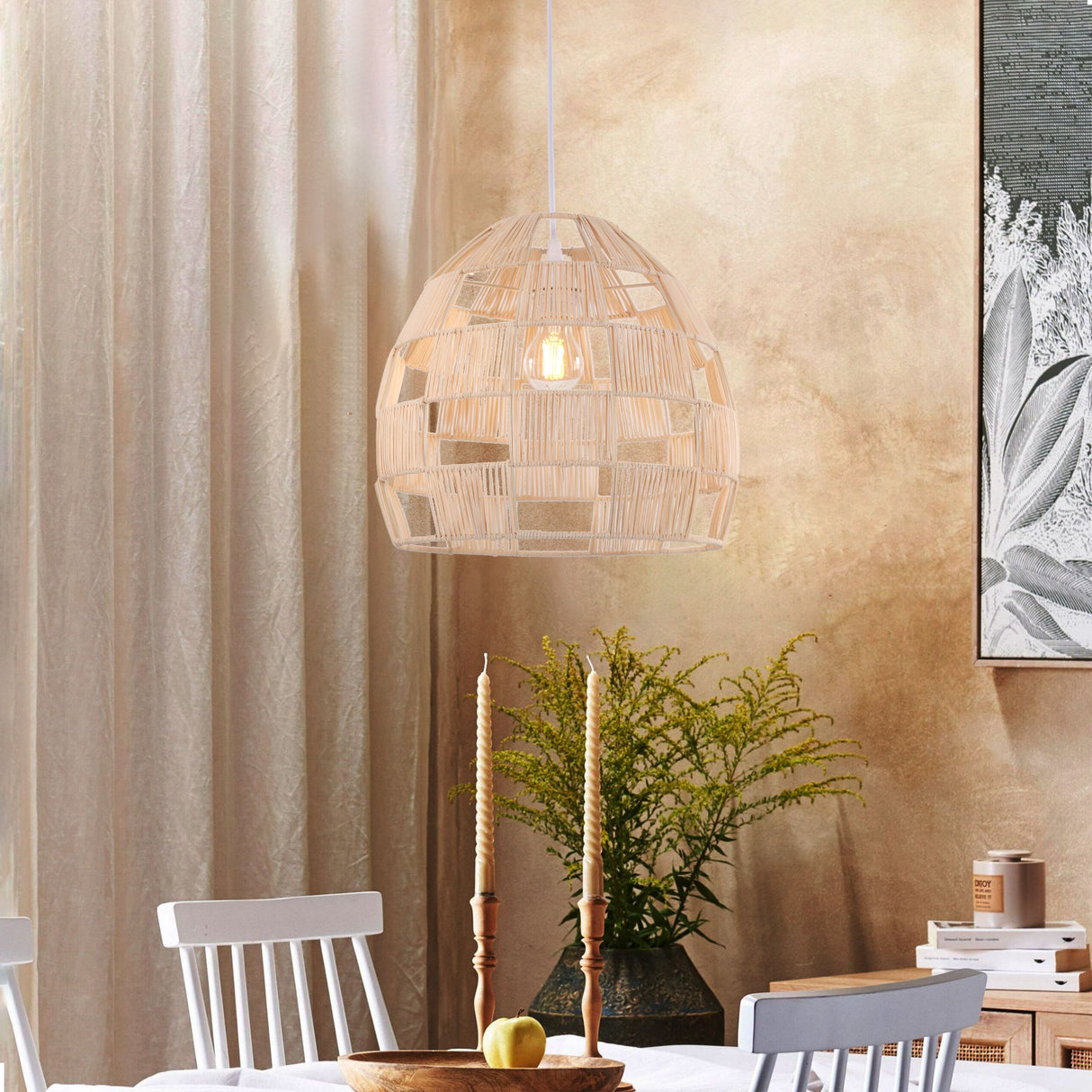 Lightsin Handwoven Rattan Pendant Light for a Warm & Stylish Ambiance Lightsin UK 