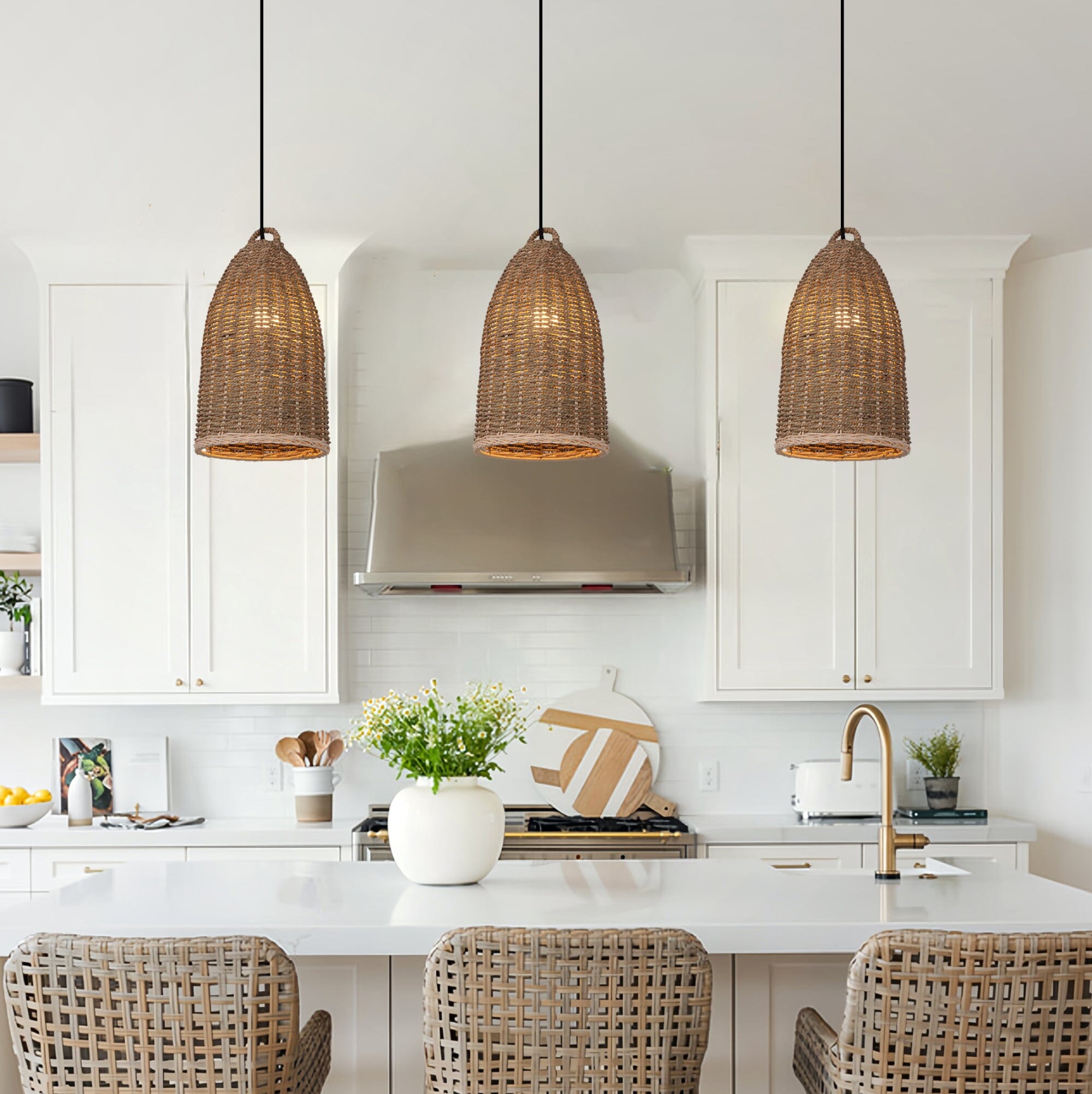 Lightsin Natural Grass Pendant Light for Kitchen and Dining Spaces Lightsin UK 