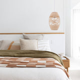 Lightsin Boho-Chic Handwoven Elongated Oval Rattan Pendant Light Lightsin UK 