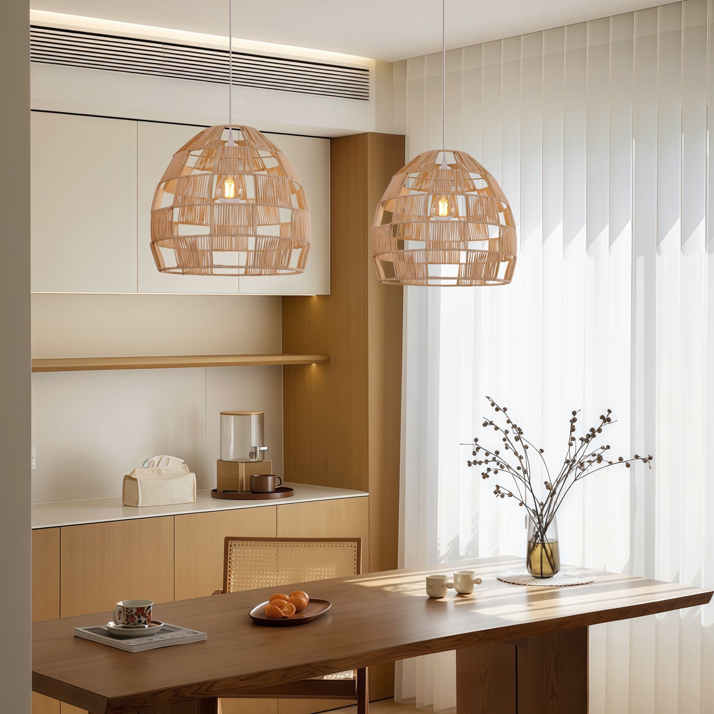 Lightsin Handwoven Rattan Pendant Light for a Warm & Stylish Ambiance Lightsin UK 