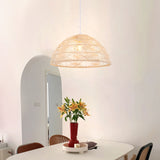 Lightsin Handwoven Rattan Dome Pendant Light for a Warm & Cozy Glow Lightsin UK 