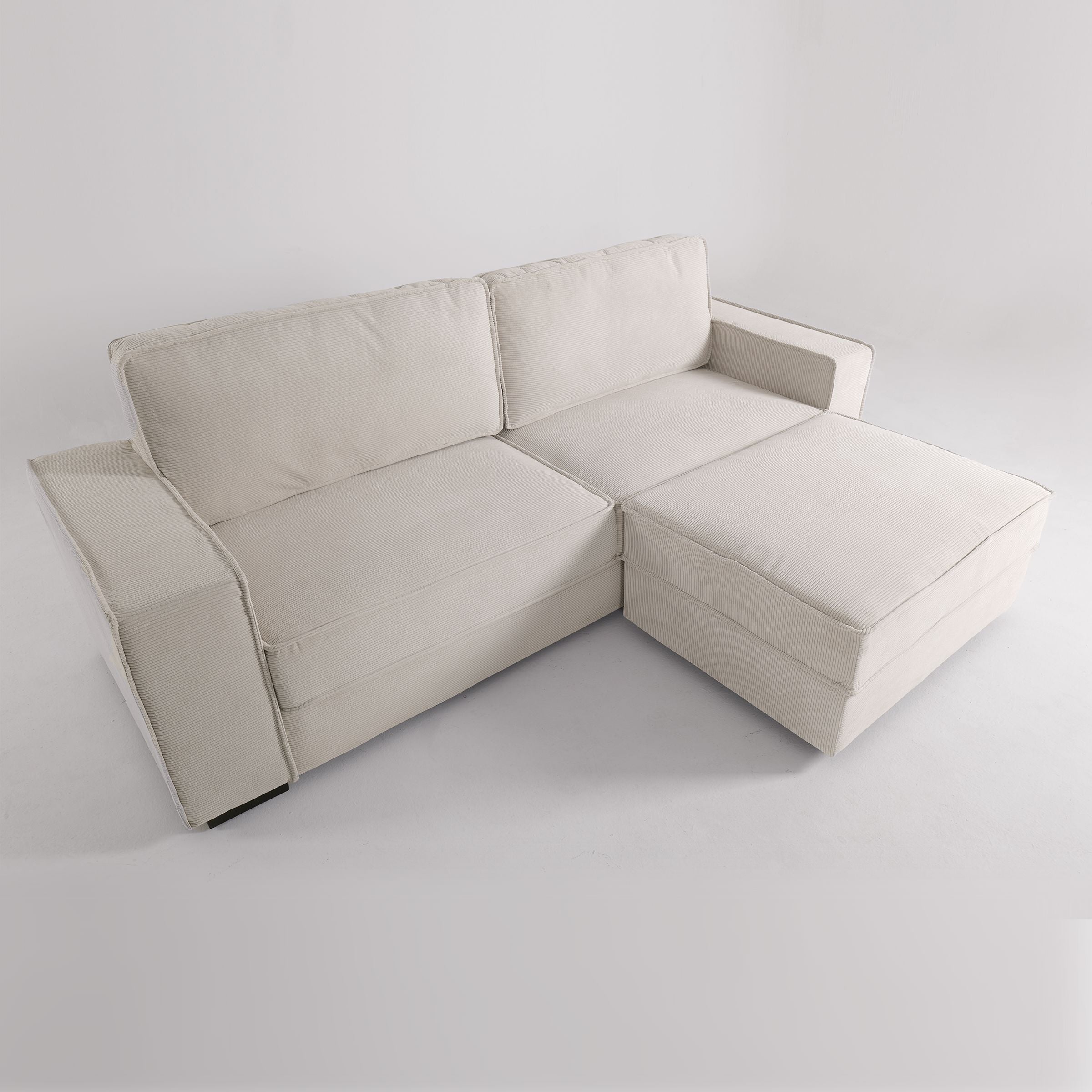 Comfort Sofa and Ottoman Set with Footstool Plastic Legs 2 Seater Sofas Living and Home 