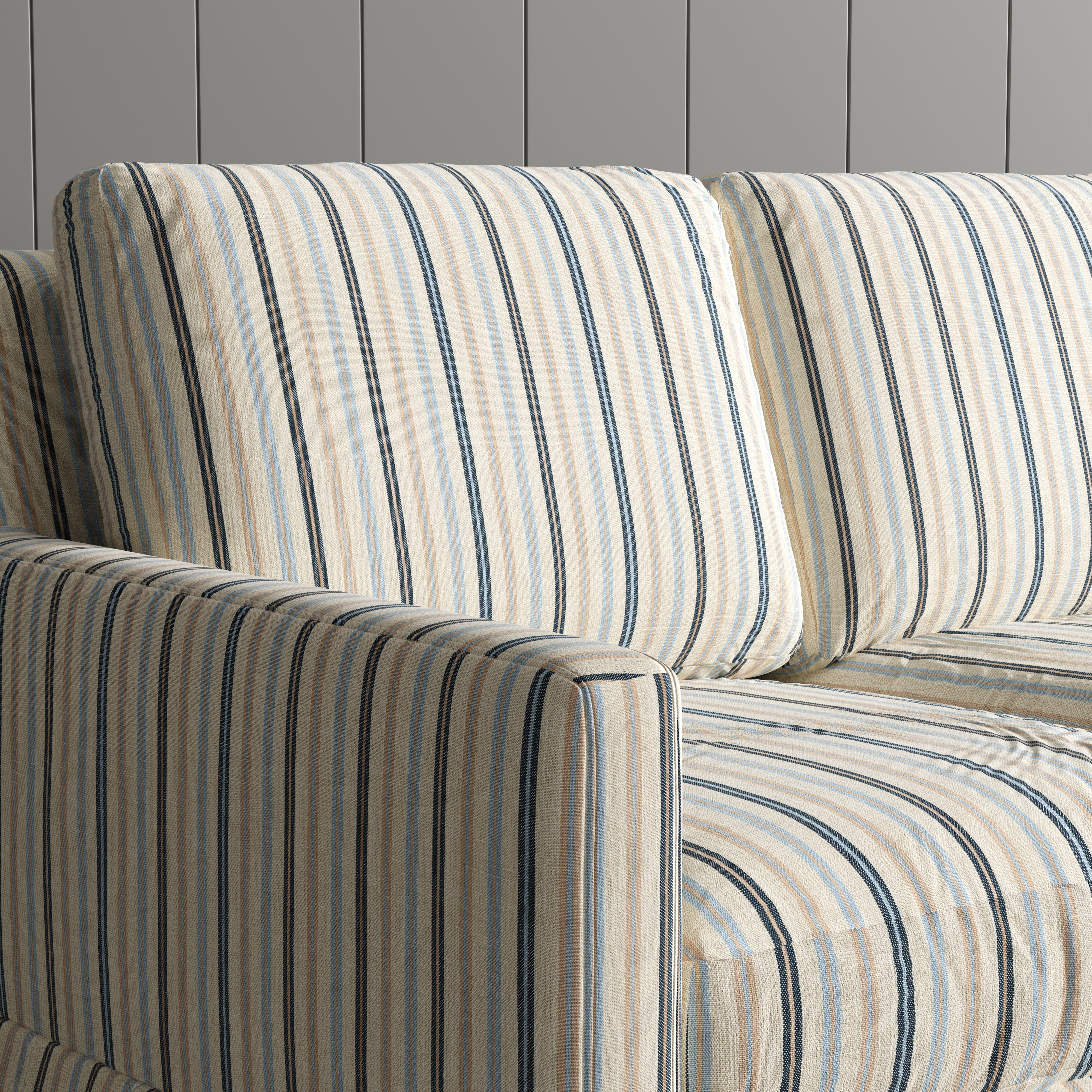 Cottonfy Country Check Sofa with Removable Skirted Covers Living and Home 