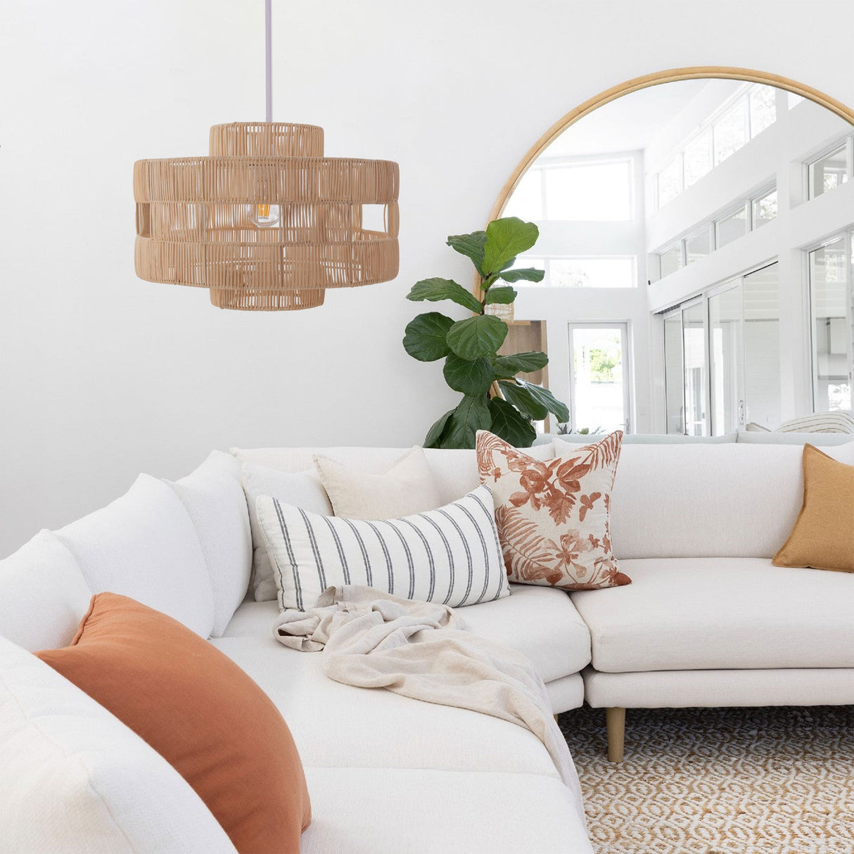 Lightsin Handcrafted Rattan Pendant Lamp for a Warm Touch Lightsin UK 