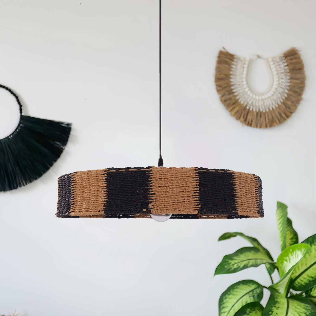 Lightsin Handwoven Paper Rope Pendant Light for a Warm Modern Glow Lightsin UK 