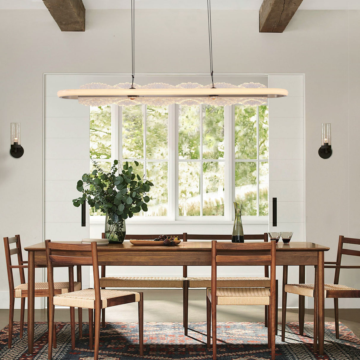Lightsin Modern Aluminum and Acrylic Pendant Light for Dining Room Ceiling Lightsin UK 