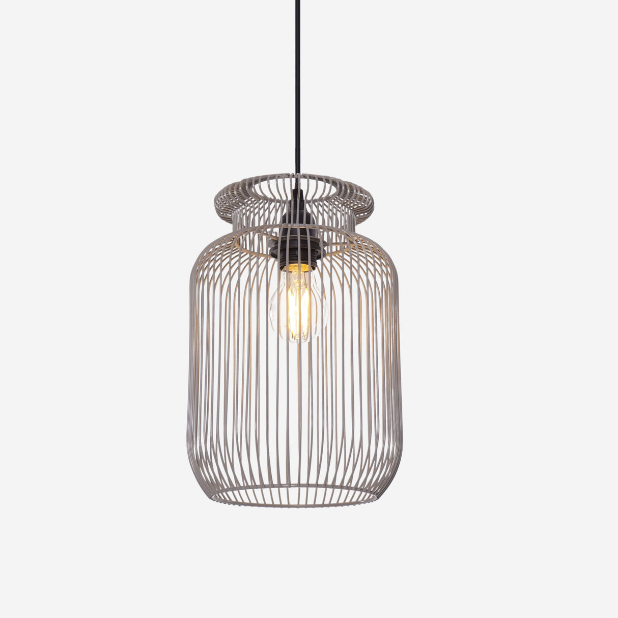 Lightsin Sleek Modern Grey Iron Pendant Light for Home Décor Living and Home 