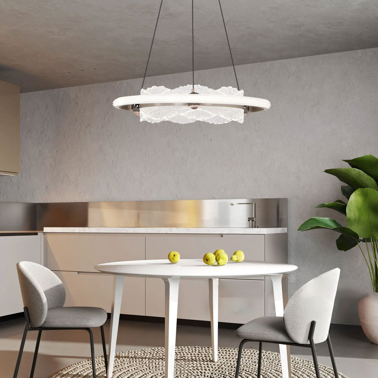 Lightsin Modern Ceiling Pendant Light with Aluminum and Acrylic Design Lightsin UK 