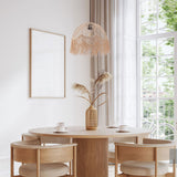 Lightsin Bohemian Woven Rattan Dome Pendant Light for Cozy Interiors Lightsin UK 