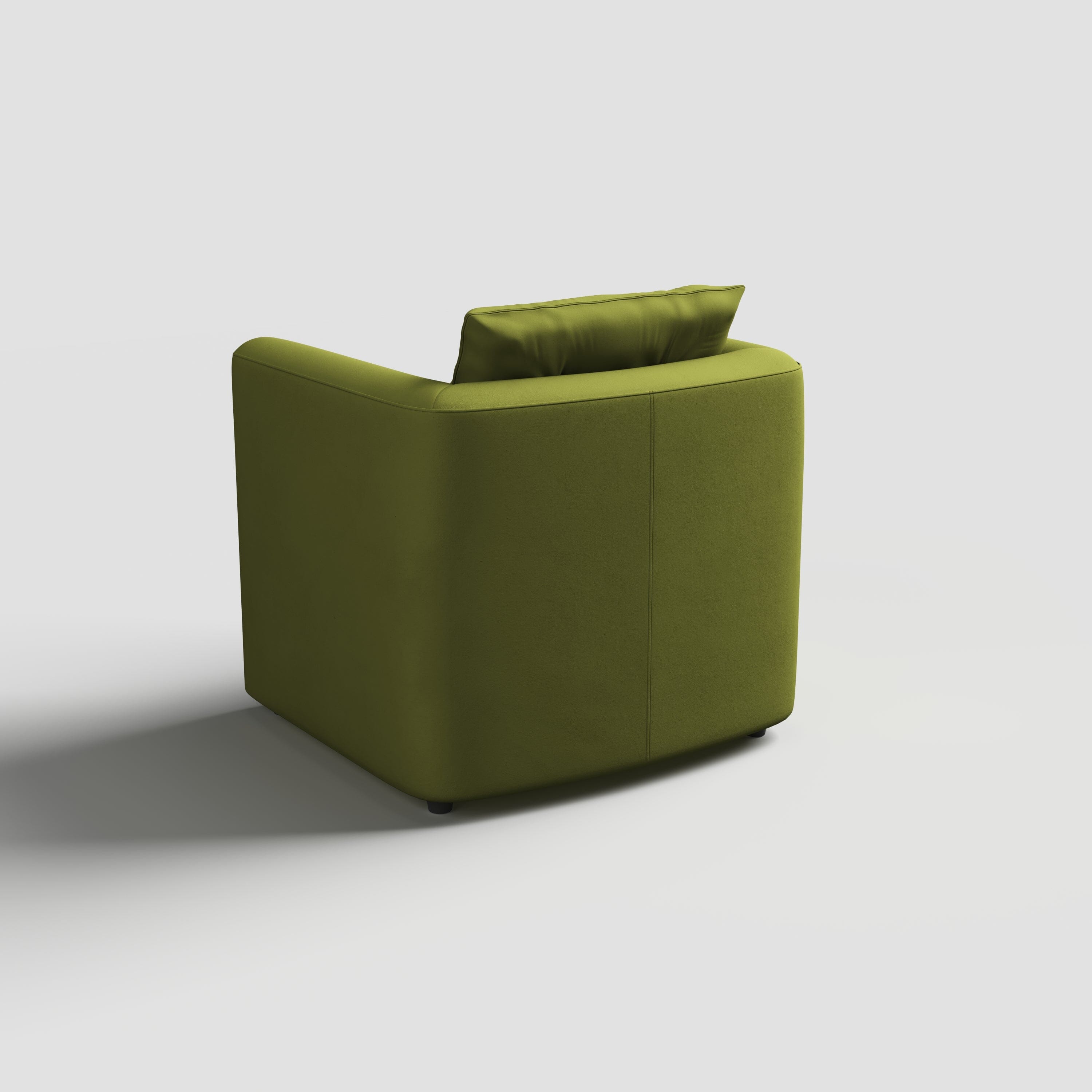 Cottonfy Plush Velvet Snuggler Chair with Hidden Storage Footstool Cottonfy UK 