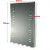Wall Bathroom Mirror Cabinet with Lights Living and Home 