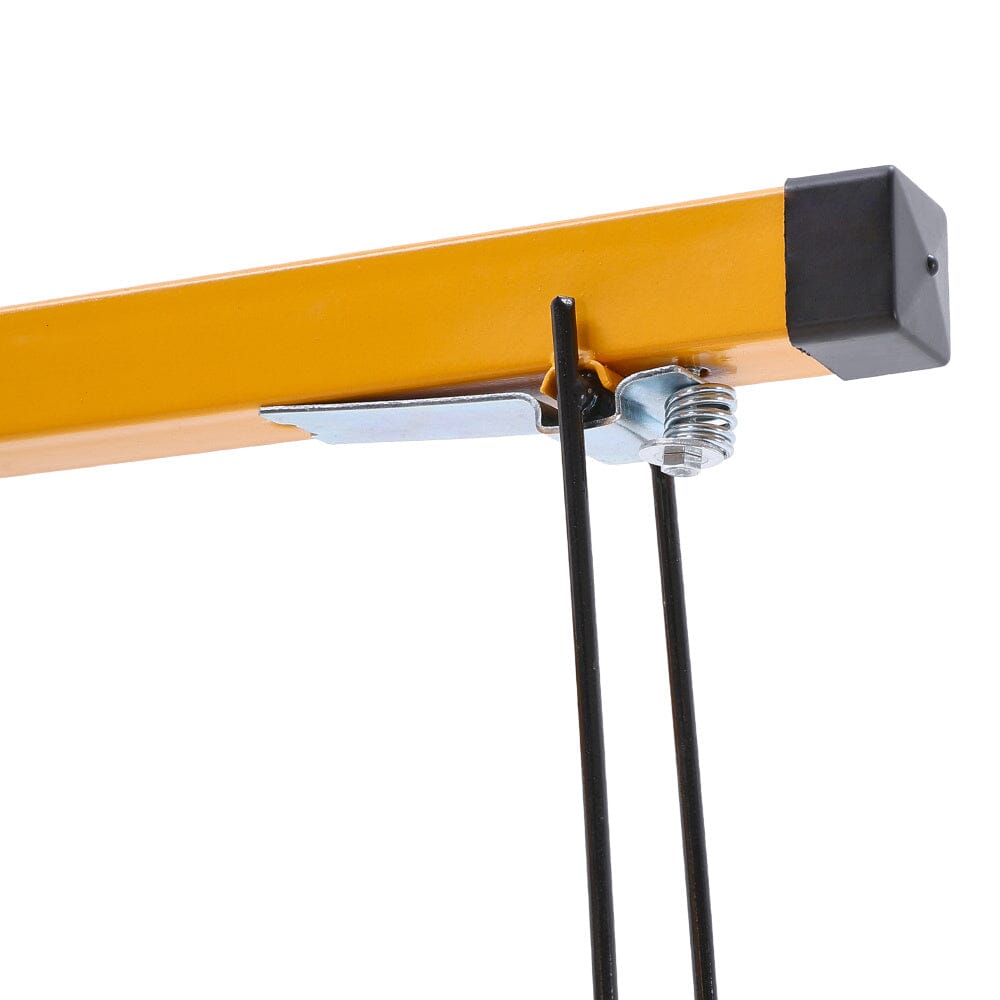 11/16ft Yellow Drywall Lifter with Rolling Casters Panel Hoist Living and Home 