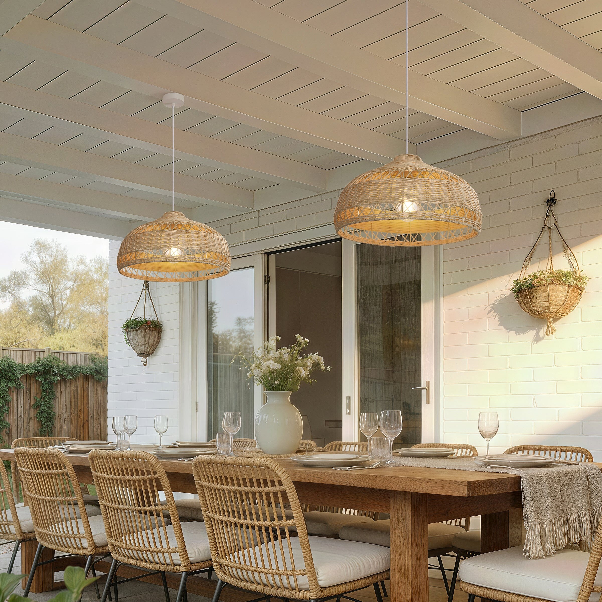 Lightsin Cella-Minimalist Bamboo Cone Ceiling Light Lightsin UK 