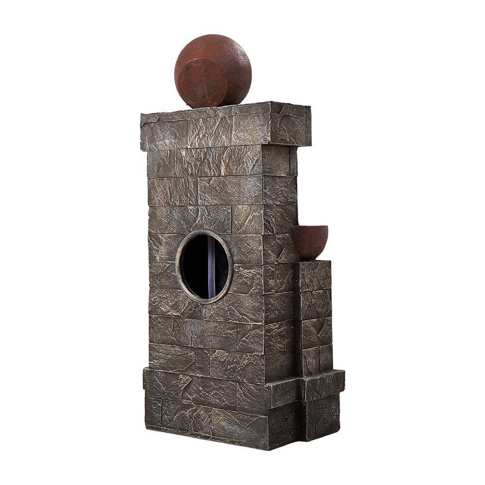 Outdoor Garden Water Feature with 2.4W Solar Water Pump Living and Home 