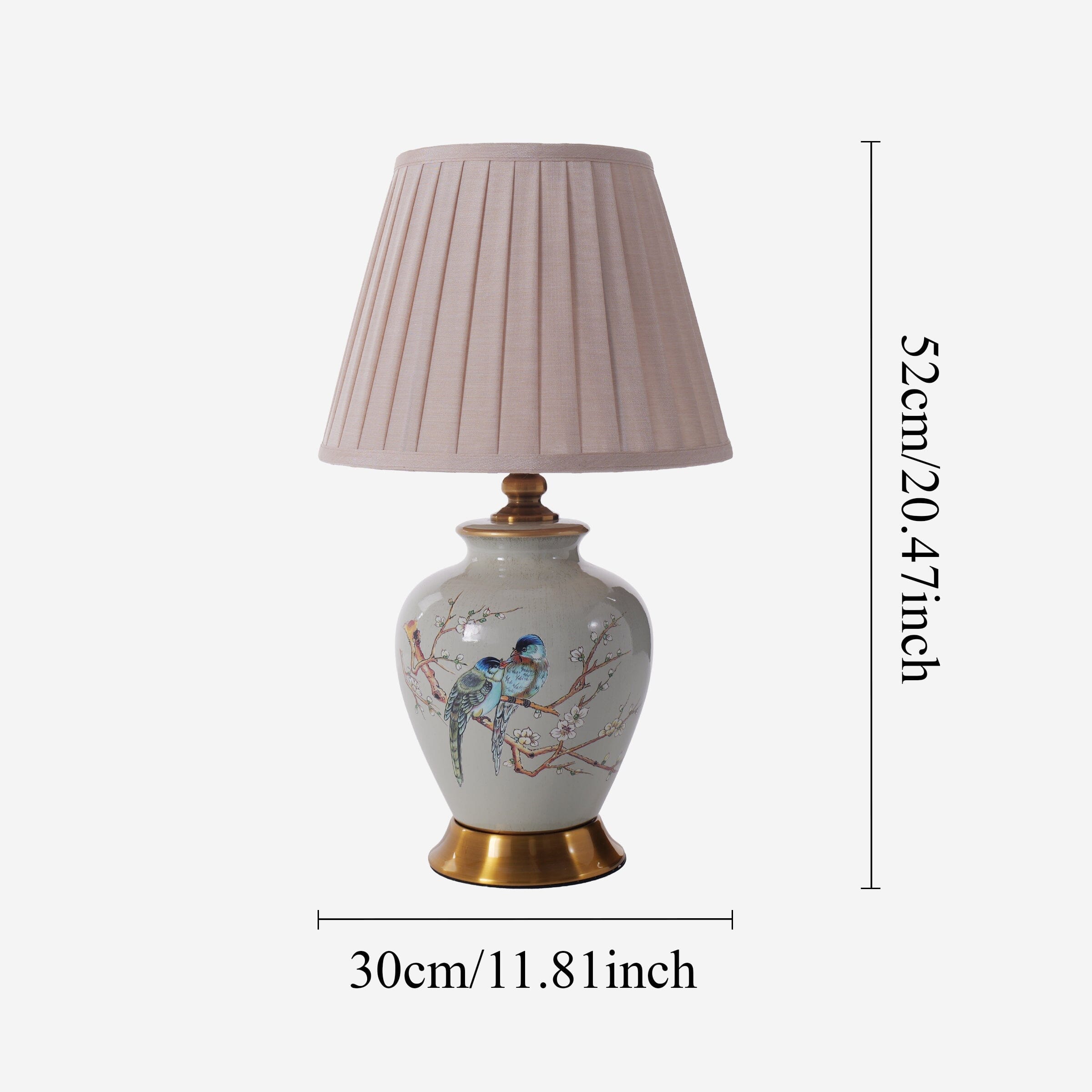 Lightsin Chinoiserie Hand-Painted Ceramic Table Lamp Collection Lightsin UK 