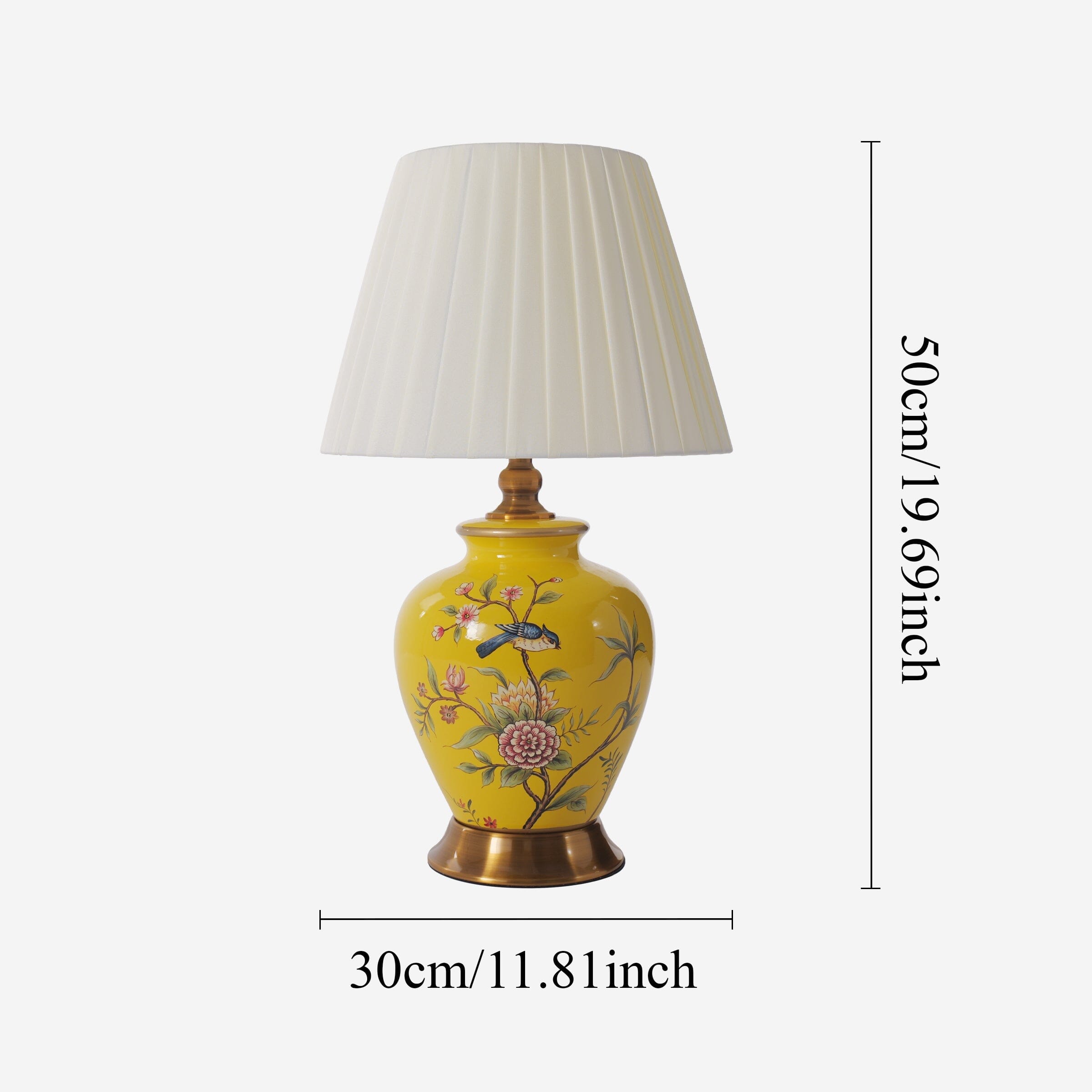 Lightsin Chinoiserie Hand-Painted Ceramic Table Lamp Collection Lightsin UK 