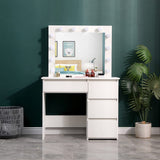 43cm D Hollywood Dressing Table with Large Lighted Mirror Dressing Tables Living and Home 