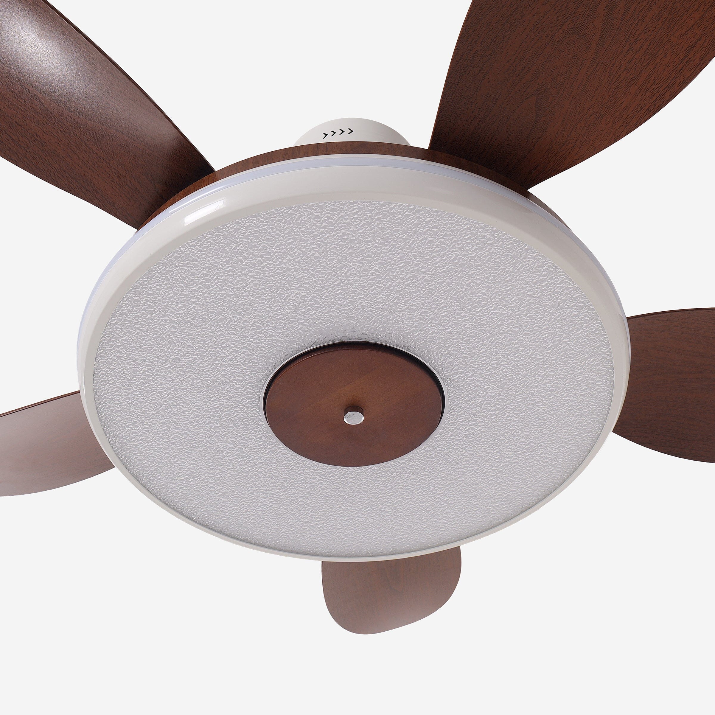 Walnut 48 Inch Reversible LED Ceiling Fan Light with Remote Lightsin UK 
