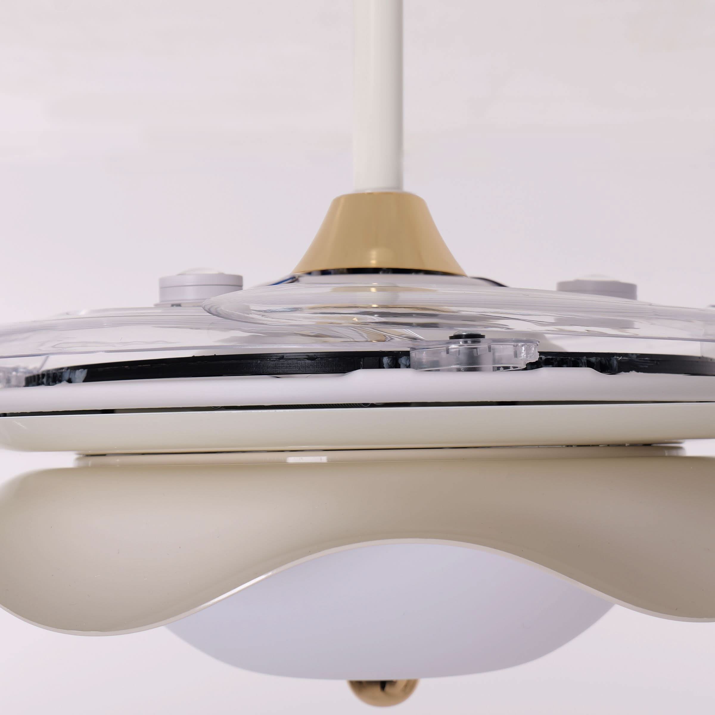 42 Inch Reversible LED Ceiling Fan Light with Remote Lightsin UK 