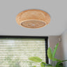 Lightsin Handcrafted Zen Bamboo Weave LED Ceiling Light Lightsin UK Diameter 80cm 