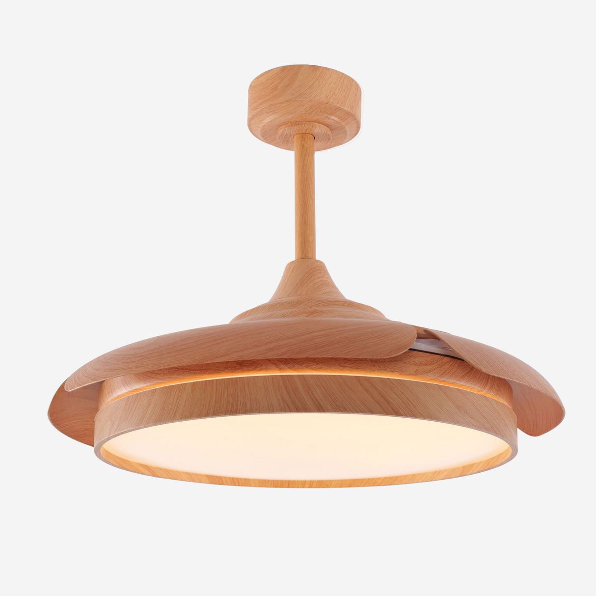 Lightsin Elegant Contemporary Ceiling Fan Light Featuring Soft LED Illumination Lightsin UK 
