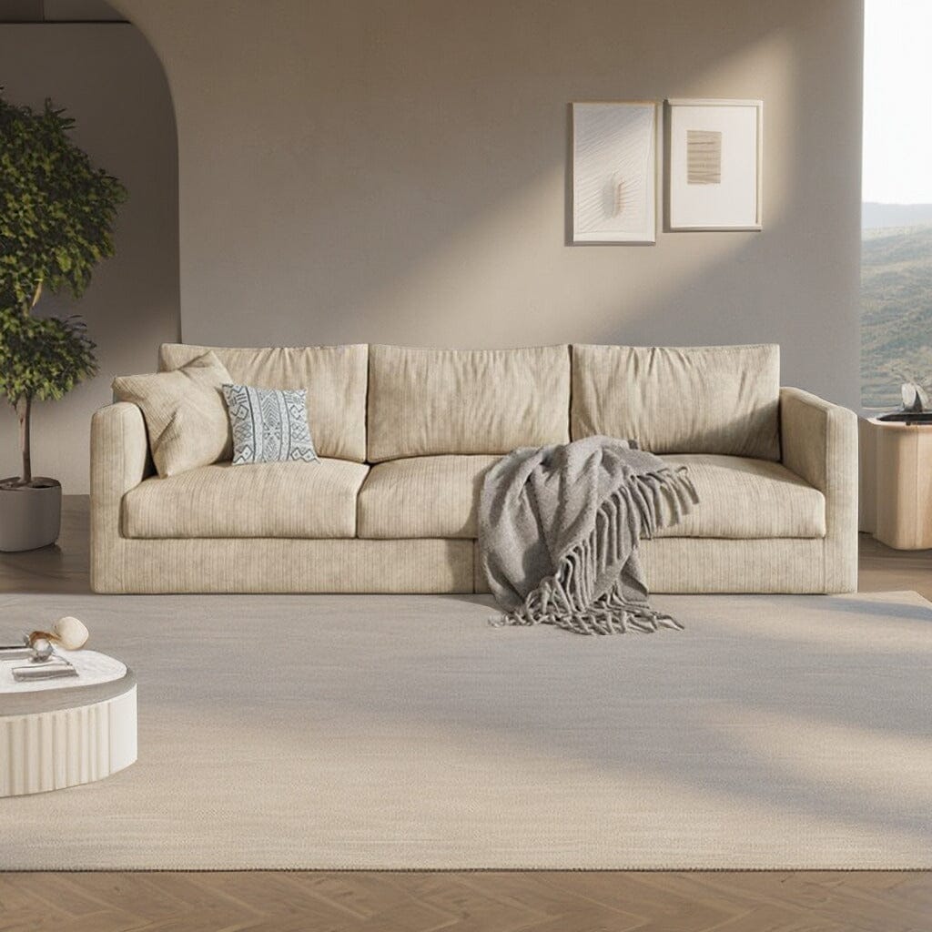 Cottonfy Retro Elegance Luxe Fabric Sofa with Mid-Century Charm Cottonfy UK 