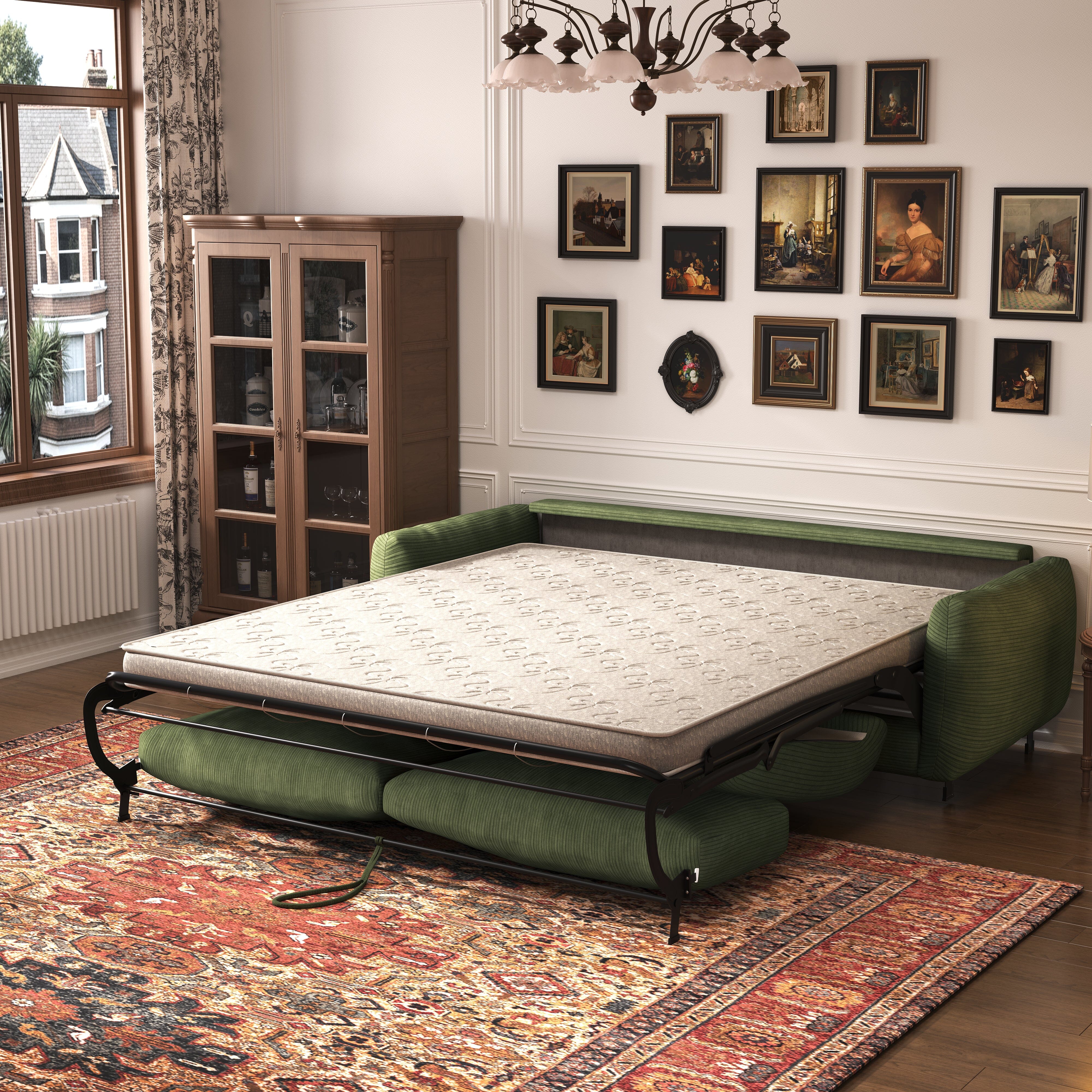 Cottonfy Small 2 Seater Sofa Bed Foldable Space Saving Sofa for UK Homes Sofa Beds Cottonfy UK 