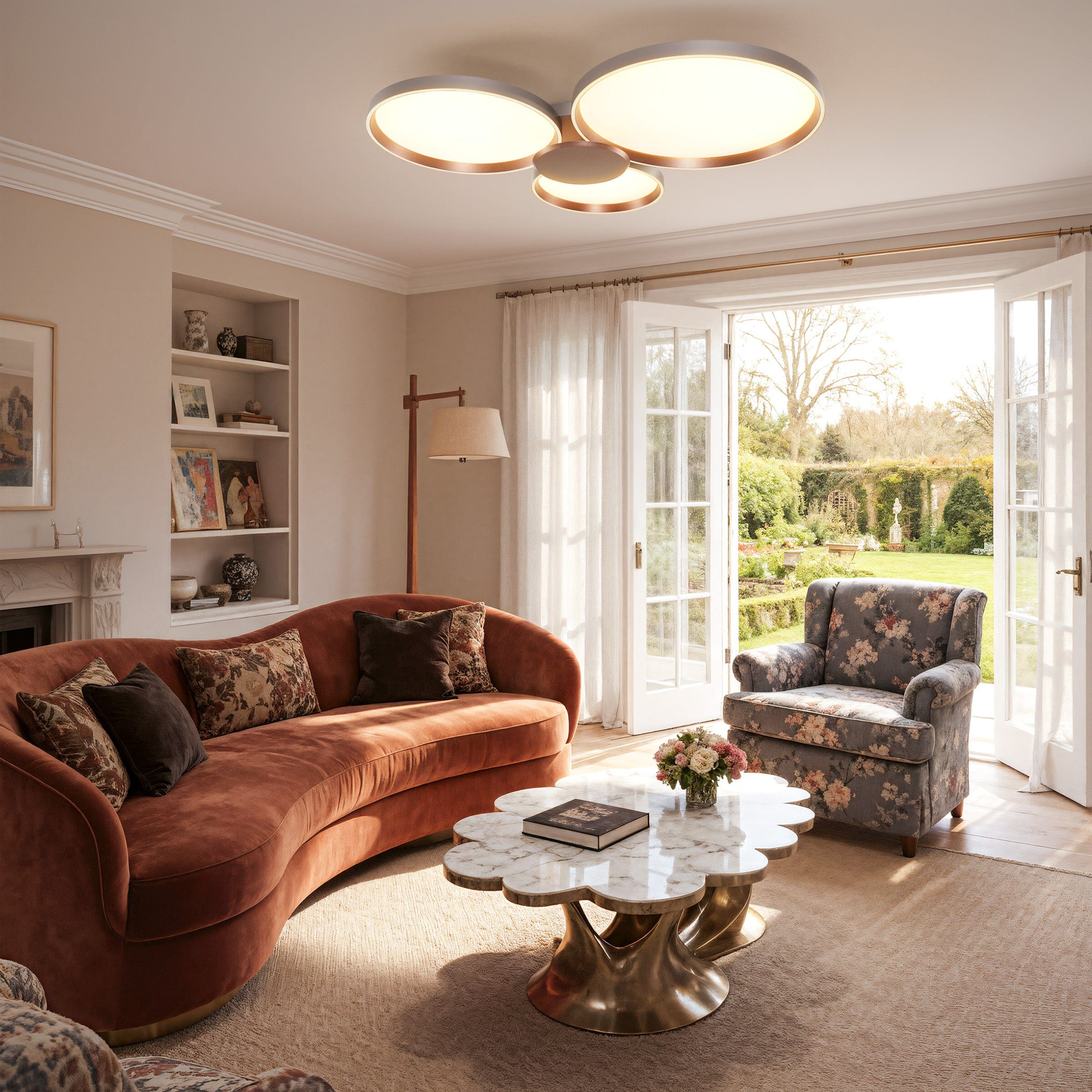 Lightsin Minimalist LED Ceiling Light for Living Room and Bedroom Lightsin UK 