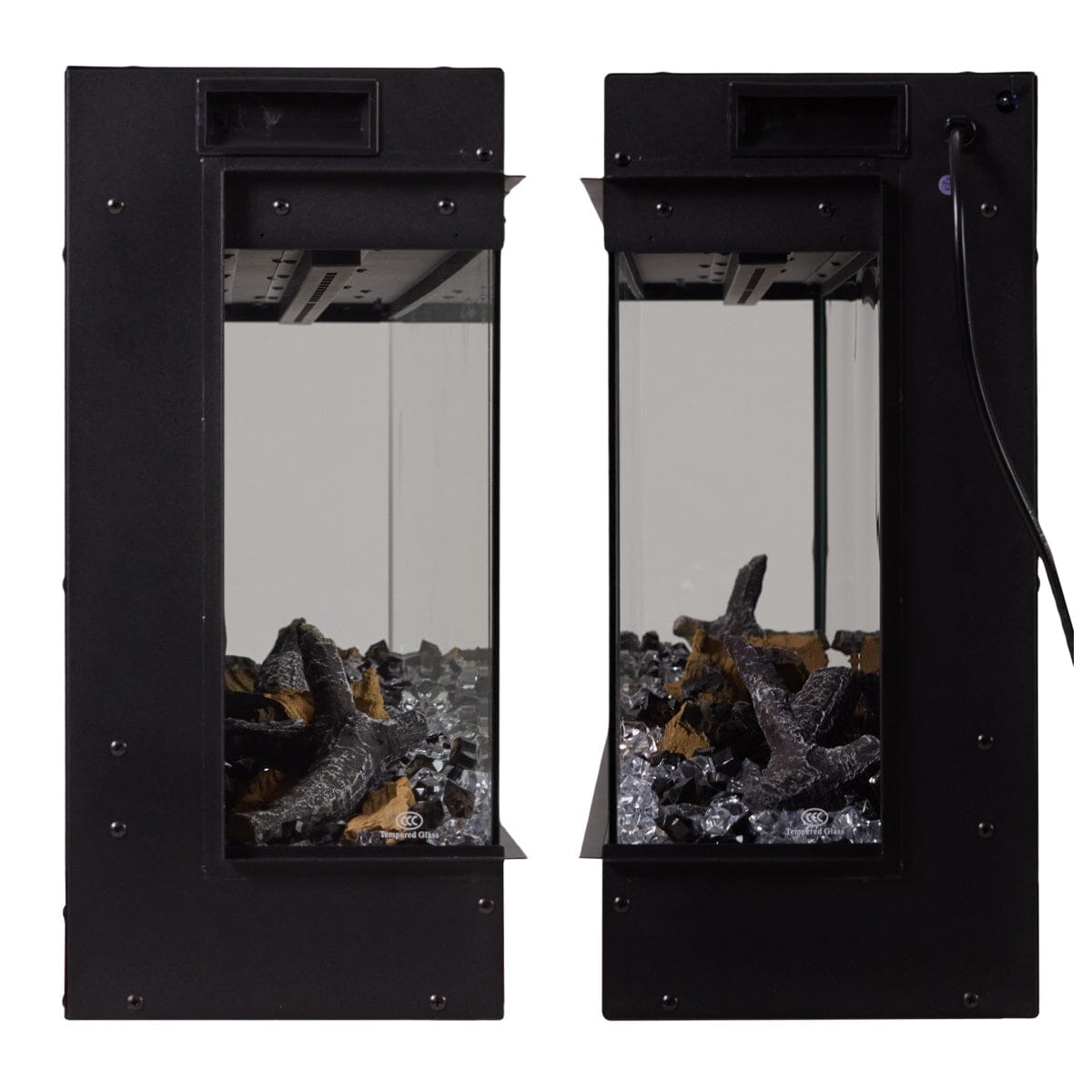 50/60/70/80inch 3-sided Electric Fireplace with Adjustable Color, Temperature and Timing, Controlled by APP Living and Home 