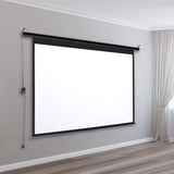 Motorized Electric Projector Screen with Remote Control Projector Screens Living and Home 