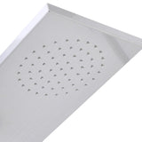 4in1 Contemporary Wall-Mounted Sleek Shower Panel with Body Massage Jets Shower Systems Living and Home 