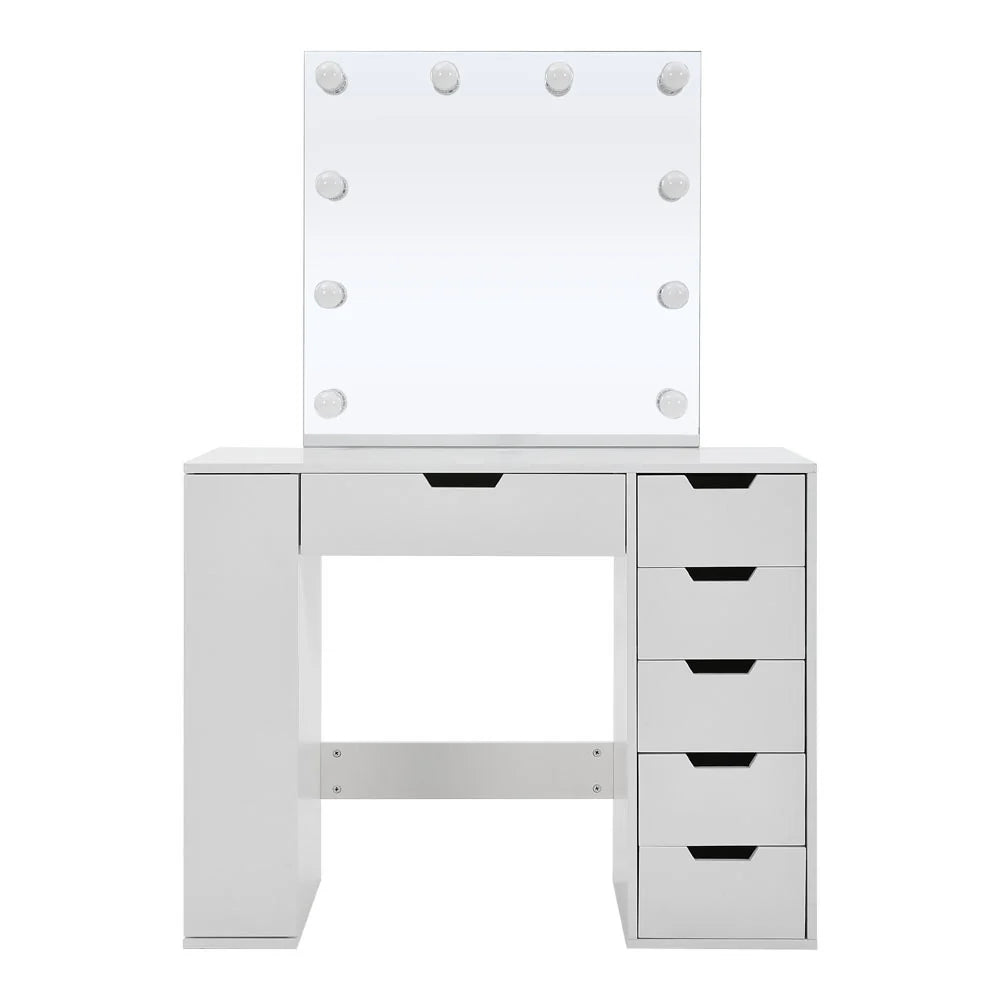 Hollywood Dressing Table with LED Lighted Mirror Living and Home 