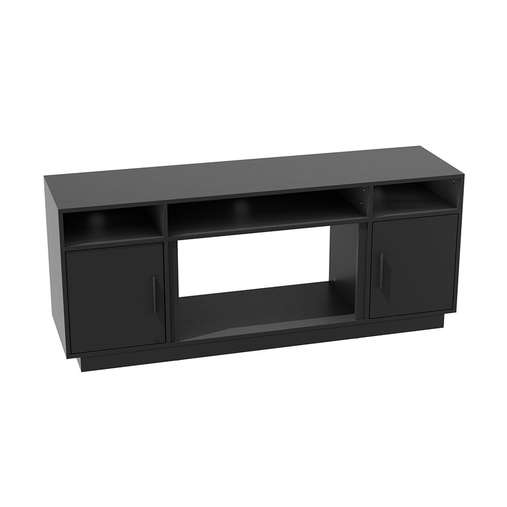 30Inch Electric Fireplace TV Stand | Large Media Cabinet Living and Home 
