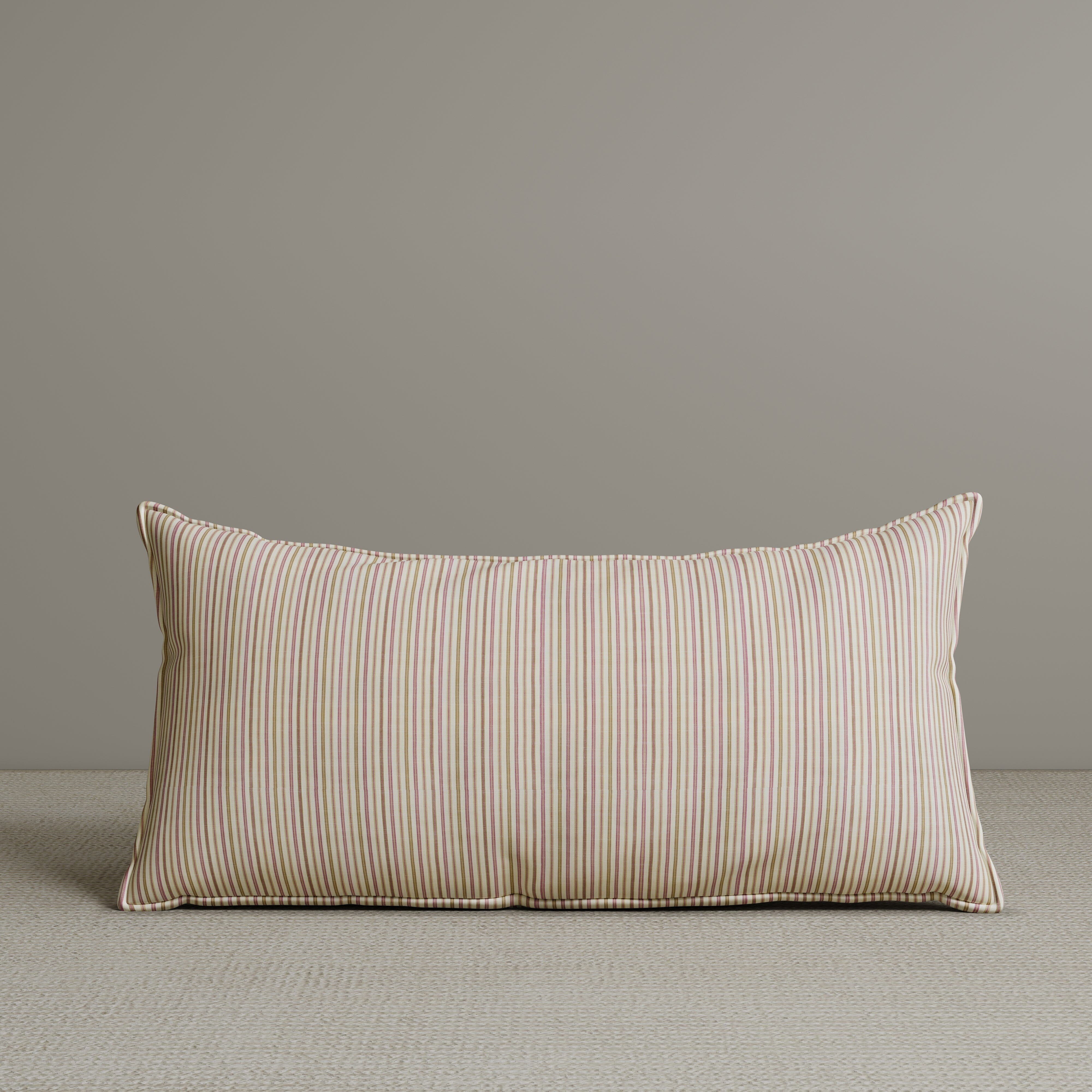 ‍Exclusive Waist Cushion in Pink Striped Cotton Linen, 56*27*12 CM (100% off) Cottonfy UK 1 PC 