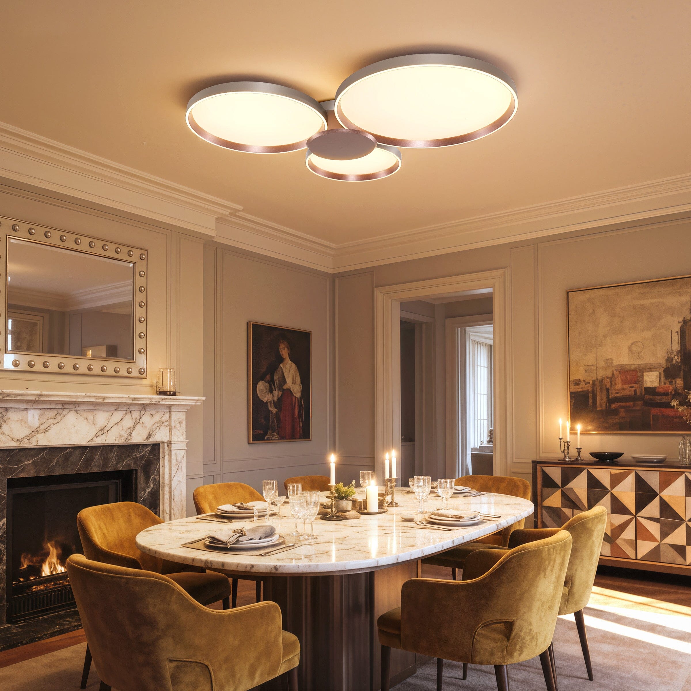 Lightsin Minimalist LED Ceiling Light for Living Room and Bedroom Lightsin UK 