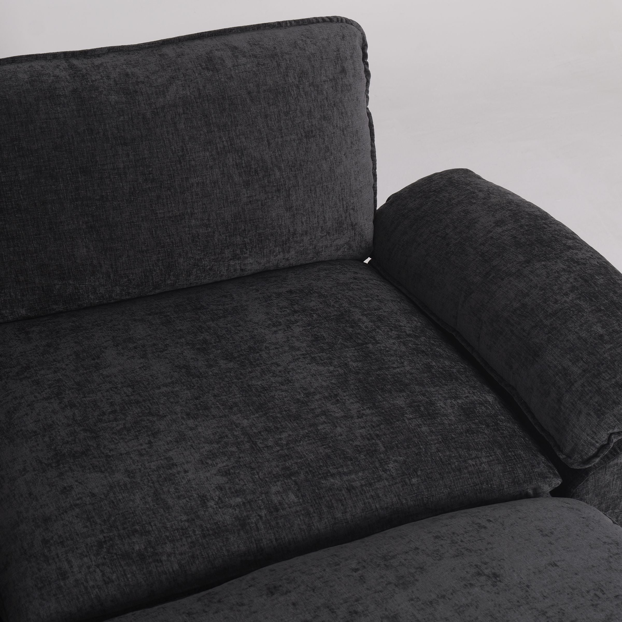 Modular Sofa Set with Chenille Upholstery and Wooden Frame 2 Seater Sofas Living and Home 