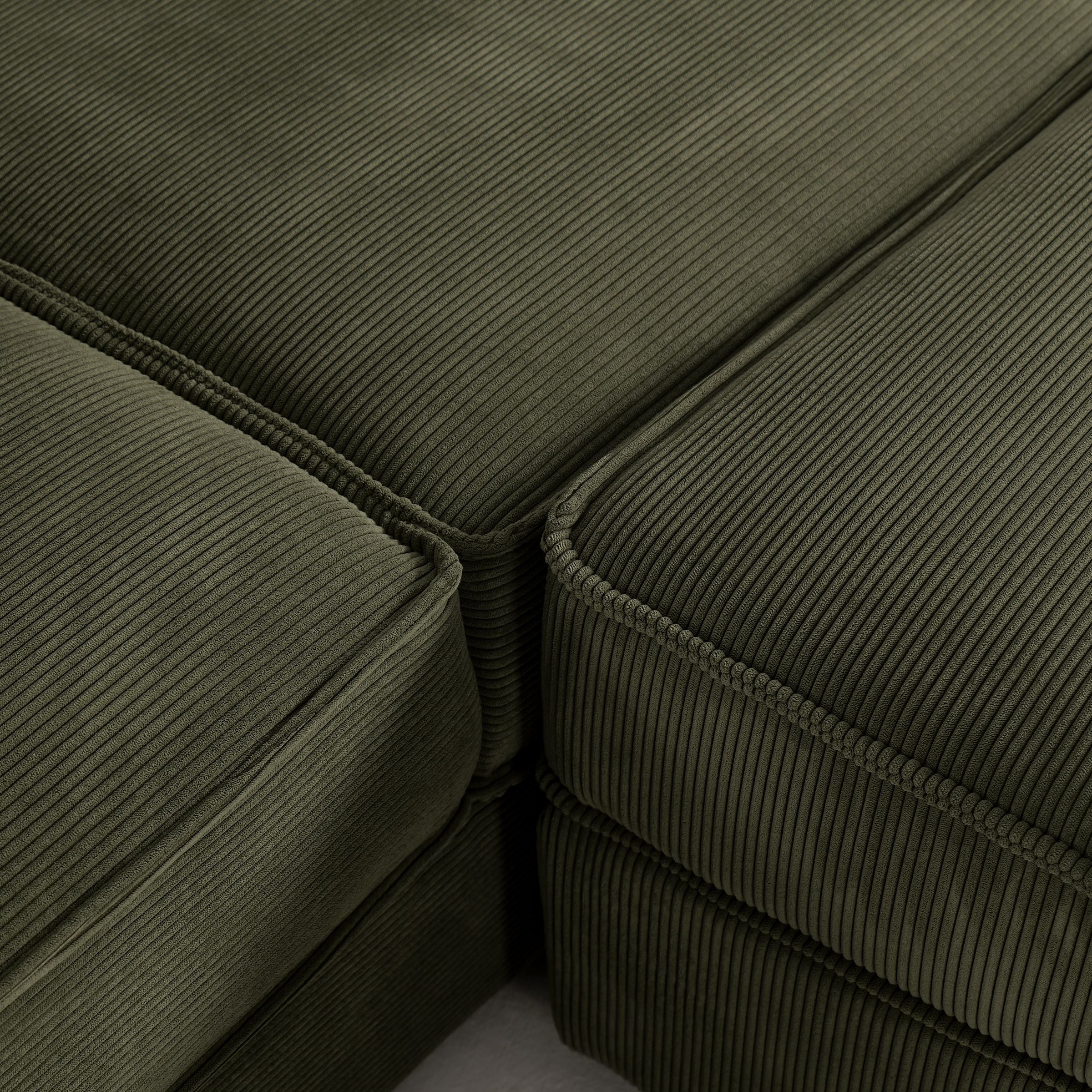 Comfort Sofa and Ottoman Set with Footstool Plastic Legs 2 Seater Sofas Living and Home 